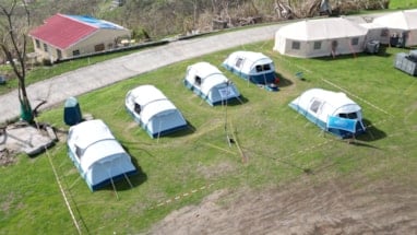 Bistand etter orkanen «Beryl» i Karibien i 2024.