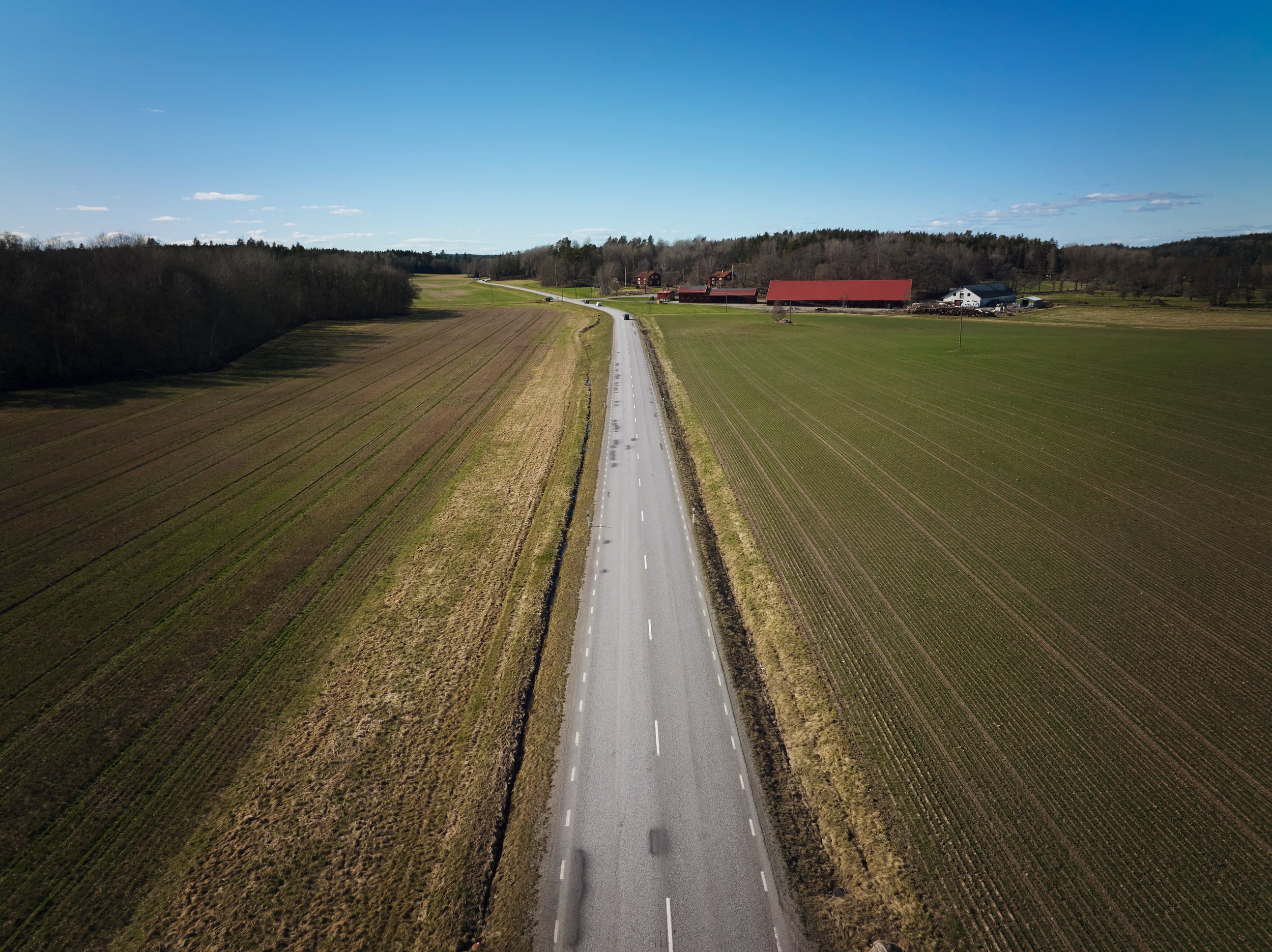 Veistrekning i landlige omgivelser